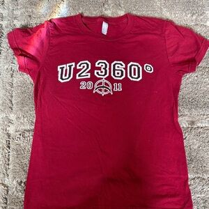 U2360° Red Graphic Tee
